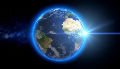 Fototapeta premium earth in space