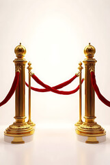 Luxurious Gold Stanchions 