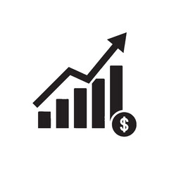 Financial Growth Bar Chart