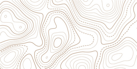 Topographic gold luxury map background. Geographic abstract pattern. Modern design with White background with topographic wavy pattern design.paper texture Imitation of a geographical map shades.
