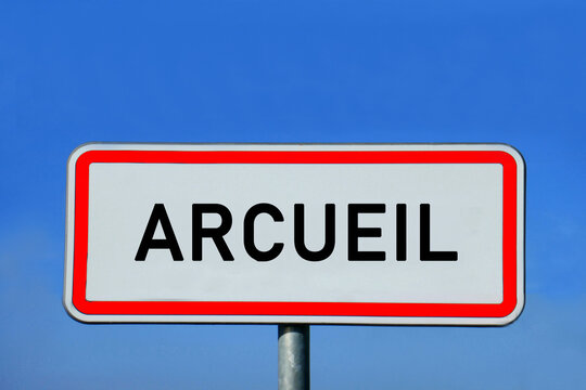 Ortsschild Arcueil