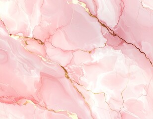 Blush Pink Marble with Crisp White Veins – Soft Luxury Texture
