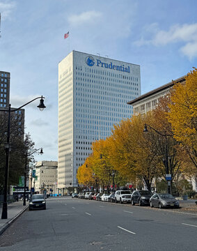 Prudential Plaza Building in Newark, New Jersey.