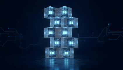 A Single Glowing Lightbulb — Symbol of Innovation and Bright Ideas Amid Complex Network Lines