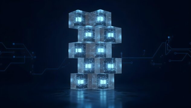 A Single Glowing Lightbulb — Symbol of Innovation and Bright Ideas Amid Complex Network Lines