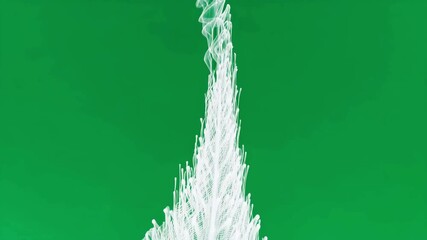 Pouring Water Stream on Green Screen Smooth vertical stream of clear water perfect for beverage, environmental, or VFX compositing - Powered by Adobe
