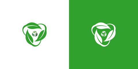 Go Green with this Vibrant Eco-Friendly Recycling Logo Design for Your Sustainable Business, Promoting Environmental Awareness and a Commitment to a Greener Future