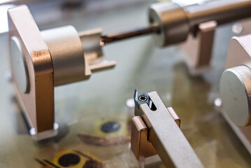 Coated carbide cutting tools with mechanical fastening. Equipment for the lathe on metal. Metal-cutting equipment. Tools for cnc machines.Threading, cutting and grooving plates for CNC tools