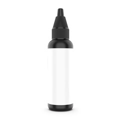 Blank Dropper Bottle with Black Cap for Liquid Products