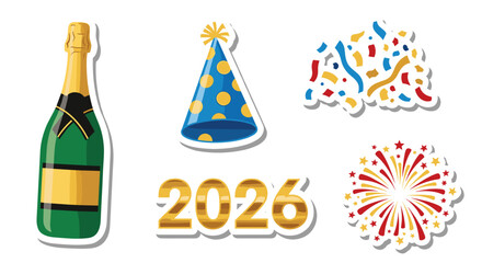 Celebration new year art