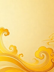 Chinese Art in traditional chinese pattern, Dragon, Phoenix, Cloud, Brushstroke, Vine in Luxurious Aesthetics pattern background