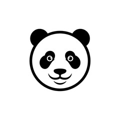 Obraz premium panda bear head vector