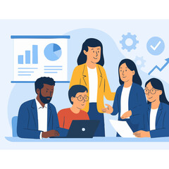 group of business people