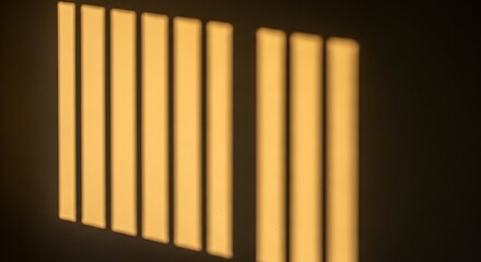 A geometric pattern of light and shadow, highlighting an interesting abstract composition