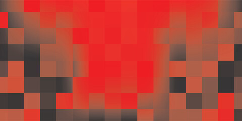 Dark green, red vector texture with memphis shapes. Modern abstract illustration with gradient random forms. Smart design for your business.