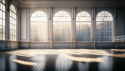 Empty Ballet Studio