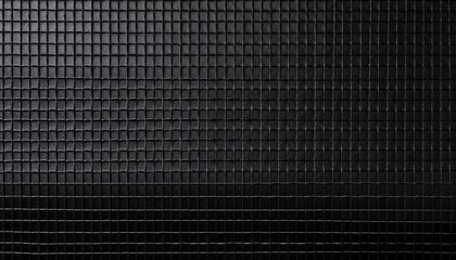 Black Embossed Square Grid Paper Texture