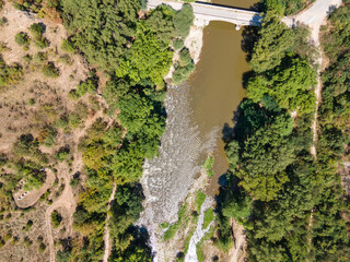 Struma River passing through the Kresna Gorge, Bulgaria