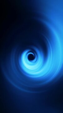 Dynamic Blue Spiral Vortex Animation with Fluid Motion Effects