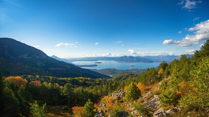 autumn in the mountains