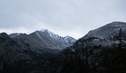 Fototapeta premium clouds over the mountains