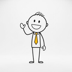 A stick figure offers support to another who looks sad, with a number twenty above figures.