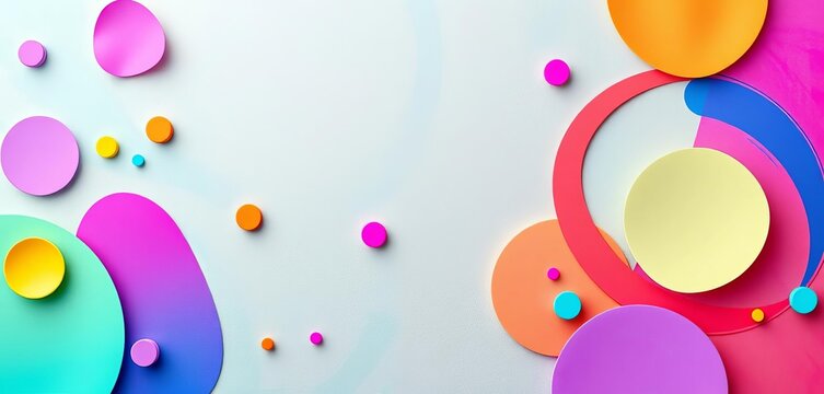 Whimsical pastel shapes, swirling lines & vibrant colors on a textured backdrop,  smooth,  movement