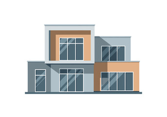 Modern Architectural Gem A Contemporary Home Design Illustration