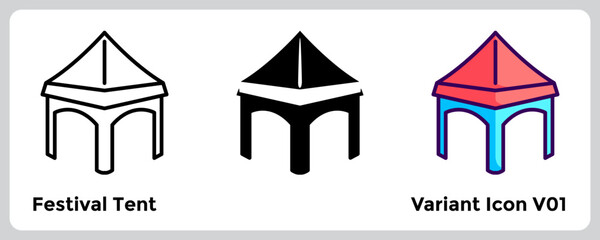 Fototapeta premium Festival Tent