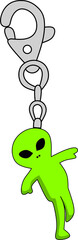 Alien keychain 