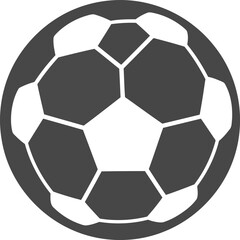 Fototapeta premium Classic soccer ball icon graphic symbol sport football game outdoor activity vector