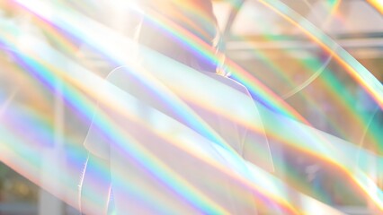 Prism Light Texture Background 8K Seamless Rainbow Flare