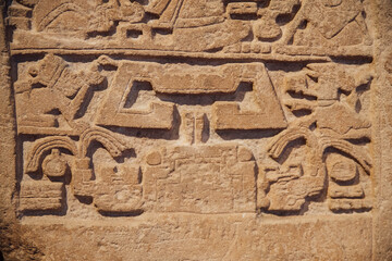 Monte Alban Mayan Rock Art