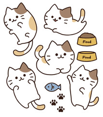 三毛猫ポーズ集