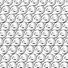 The jagged circles repeat to create texture.