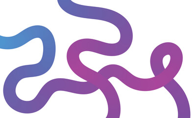 Abstract Flowing Wavy Gradient Line Shapes for Modern Backgrounds and Design