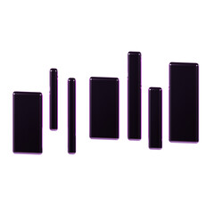 abstract y2k shape 3d icon illustration