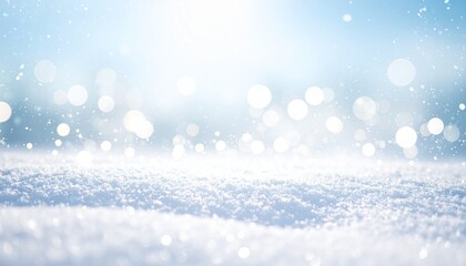 Fototapeta premium Winter Light and Snow Scene 