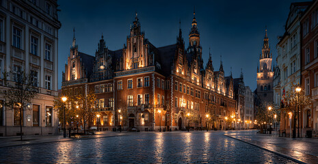 Fototapeta premium City Hall in Wroclaw