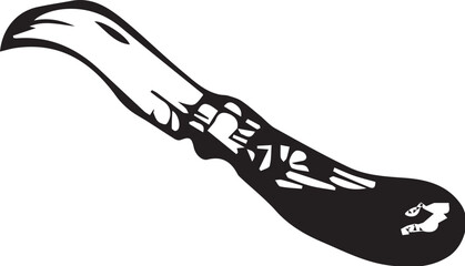 Obraz premium black and white cartoon illustration