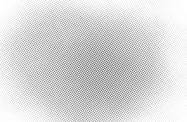 Abstract circular halftone dot pattern with a radial gradient effect, vintage pop art design on a...