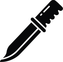 Modern design icon of knife