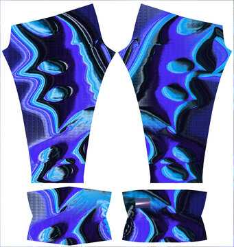 dise&ntilde;o de plantilla imitacion textura de jean lista para sublimar