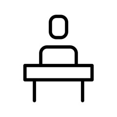 Reception Desk Front Office Hospitality Icon Set Featuring Professional Greeting, Visitor Check-In, and Hotel Lobby Symbols for Modern Digital Use