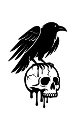 Fototapeta premium Bloody Raven