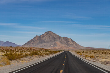 Eagle Mountain, 3806 ft. (1160 m),  Evelyn, Inyo County, California. . Mojave Desert / Basin and Range Province. California State Route 127. The Amargosa Valley
