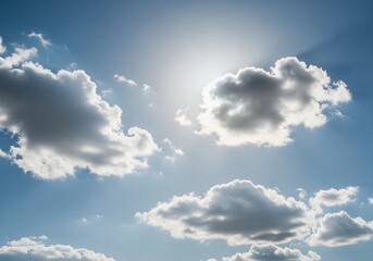blue sky with clouds