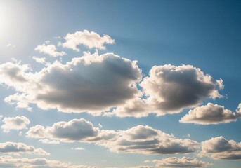blue sky with clouds
