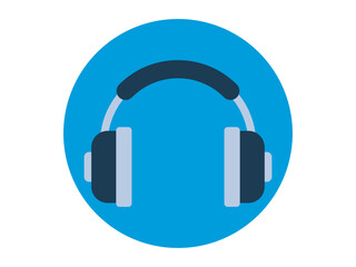 Headphones icon. Electronic and device icon vector. Solid vector icons. Flat illustration concept.