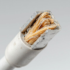 Damaged Electronic Cable Wire